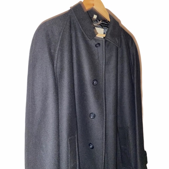 Burberry mens authentic 100% cashmere coat size L - Picture 4 of 8